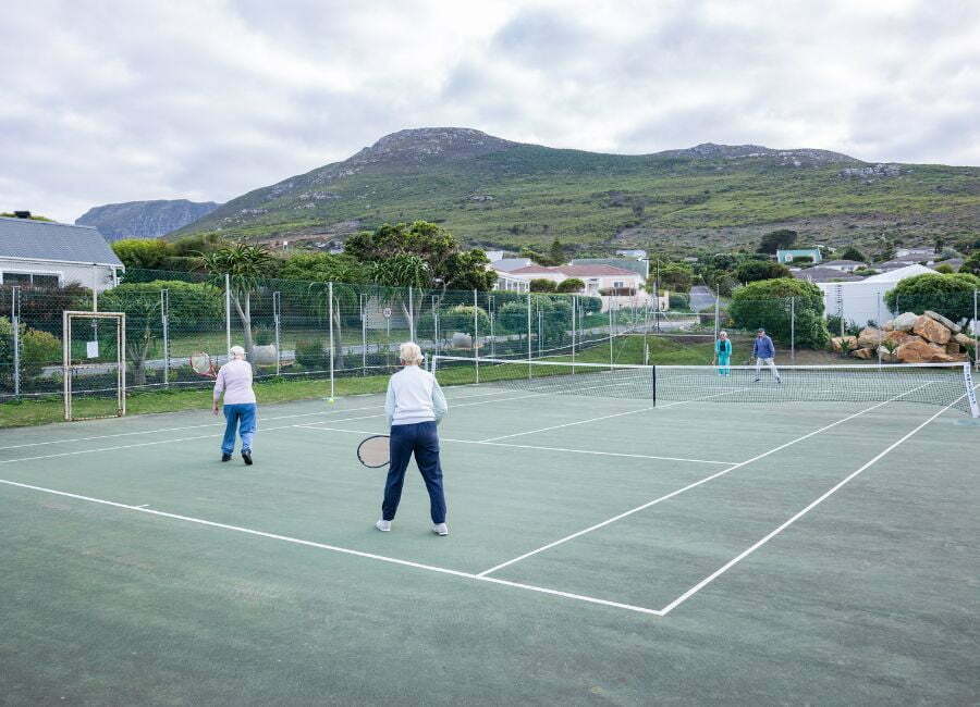 Tennis court at Noordhoek Manor Retirement Village